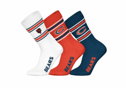 🏈 NFL Unisex Chicago Bears 3er Pack Crew Socken Sportsocken 🏈
