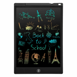 🎨 LCD Schreibtafel Kinder PINKCAT 12 Zoll 🌈 Spielzeug ab 1-6 Jahre 🎁