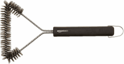 🔥 Amazon Basics Grillbürste Dreieckig Schwarz 30,5 cm 🌭