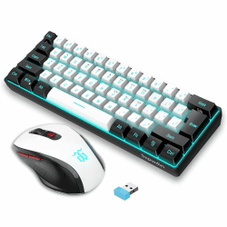 Snpurdiri 60% Prozent Tastatur Maus Set Kabellos 🖱️