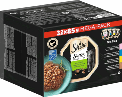 🐱🌟 SHEBA Schale Nassfutter Multipack Mega-Pack Sauce Collection 🌟🐱