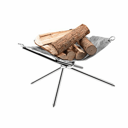🏕️🔥 Campingmoon Tragbare Camping-Feuerstelle aus Edelstahl 🔥🏕️