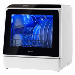 🌟 HAVA Mini Spülmaschine mit 6 Programmen und 5-Liter-Wassertank 🌟