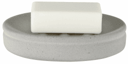 Spirella Seifenschale Steinoptik 🧼 dekorative Badausstattung Seifenablage Cement - Grau