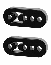 🚗🔧 QWORK® 2 Stück Auto Auspuff Aufhänger 4 Loch Universal Gummi Auspuff Halterung 🛠️
