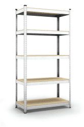 🏋️‍♂️ Panorama24 Lagerregal verzinkt belastbar bis 350kg - Maße: 180 x 75 x 30 cm 🛠️