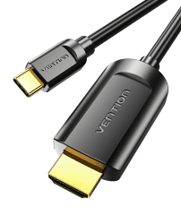 VENTION USB C zu HDMI Kabel 2M (4K@30Hz, 2K@60Hz, 1080P@120Hz) 🌟 Thunderbolt zu HDMI Typ C zu HDMI Kabel