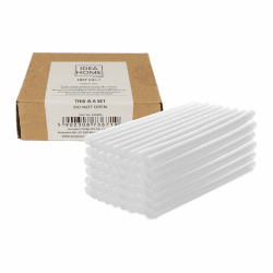 🏠⚒️ IDEA HOME Heißklebestifte, 100 x 7 mm, transparent, Universal, für Heißklebepistole, ideal für Heimwerker, Handwerk, Freizeit, 50 Stück