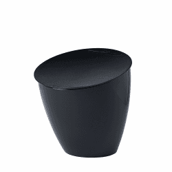 Mepal - Küchenabfalleimer Calypso - Kleiner Mülleimer mit Deckel - 2200 ml - Nordic Black 🌿
