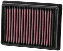 K&N KT-1113 Motorrad Tausch-Luftfilter, Rot 🏍️🔴