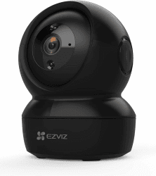 📹 EZVIZ 2MP WLAN IP Kamera, PT Überwachungskamera Innen mit Zwei-Wege-Audio, Bewegungserfolgung, IR Nachtsicht für Haustier, Hunde, Babyphone kompatibel mit Alexa, C6N schwarz, 1080p