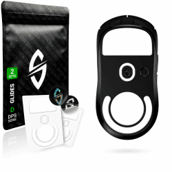 SensoryBoost DPS Glides (2er Set) für Logitech G PRO X Superlight - Ultra Schnell, Abgerundet, Niedrige Reibung, Hochwertig, Langlebig