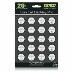 🔋 POWEROWL CR2032 Knopfzelle 3V Lithium Batterien 20 Stück - Angebot!