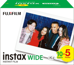 📸🎞️ Super Deal: instax Wide Film, 5'er Pack (5x10 Aufnahmen), Weiß