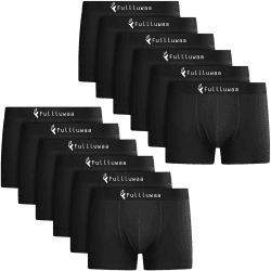 Fullluwaa Boxershorts Herren 12er Pack - Business Men Retroshorts Männer Trunks Baumwolle Unterwäsche 🩳🎁