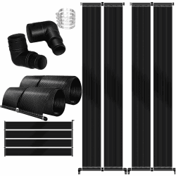 KESSER® Solarkollektor Poolheizung ☀️ Warmwasser Heizung Solarheizung für Pools Schwimmbad
