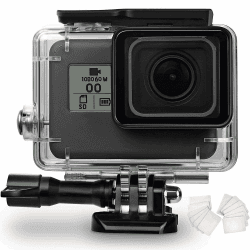 🌊 OKFUN wasserdichte Schutzhülle für Gopro Hero 7/Hero 6/Hero 5/2018 schwarz 📸
