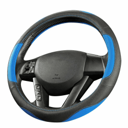🚗🔥 Auto Lenkradbezug aus Microfiber Leder | Langlebig & Atmungsaktiv | 38cm (15 Zoll)