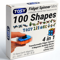 TOSY Magnet Fidget Spinner Mini – 3-in-1-Spielzeug 🌀🧩🎁