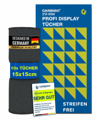 🌟 210 GSM Profi Mikrofasertuch Display 🌟