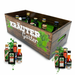 Longfair Männer-Kräutergarten | Witziges Geschenk mit Alkohol 🎁 | 8x Kräuter-Likör für Männer und Frauen