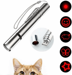 🐱🔦 VOVIGGOL LED Pointer für Katzen Spielzeug, Interaktives Spielzeug für Haustiere 🐶😺