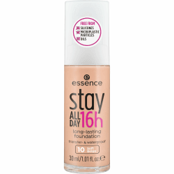 Essence Cosmetics Stay ALL DAY 16h Long-Lasting Foundation, Make Up, Nr. 10 Soft Beige 💄🌿