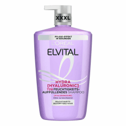 🌟 L'Oréal Paris Elvital Hydra Hyaluronic XXL Shampoo - Feuchtigkeit & Glanz 🌟