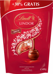 🍫 Schokolade LINDOR Kugeln Milch | 400 g | Ca. 30 Kugeln Vollmilchschokolade mit zartschmelzender Füllung 🎁🍬