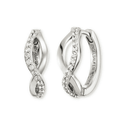 Engelsrufer Damen Creolen Paradise aus Sterling Silber mit Zirkonia 💎🌟