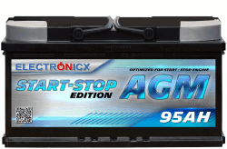 🚗🔋 Autobatterie 95Ah AGM - ersetzt 100Ah | Starterbatterie