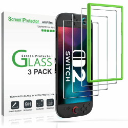 amFilm Displayschutzfolie Glas (3 Stück) für Nintendo Switch 2 Model 2025 - Deal!