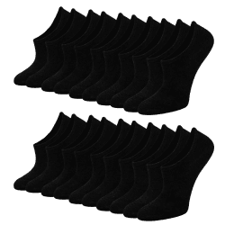 🧦 Sneaker Socken Damen Füsslinge Herren 10 Paar, Unisex Füßlinge mit Rutschfest Silikon, Unsichtbare Sneakersocken