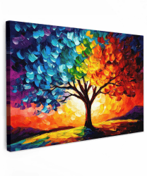 MuchoWow© Bilder Groß 120x80 cm XXL Wohnzimmer Deko 🌳🌅