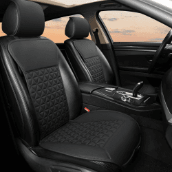🚗🌟 Black Panther Luxus PU-Leder Sitzbezüge - 95% Autos kompatibel! 🌟🚗