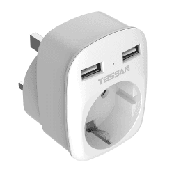 TESSAN UK Adapter - 3 in 1 Reiseadapter Design 🌍🔌