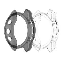 🌟 Schützhülle für Garmin Fenix 7 - TPU Zubehörersatz in schwarz+klar