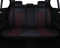 🚗 Sitzbezug Auto Rückbank, Autositzbezüge PU Leder Universal Geteilter 🛋️