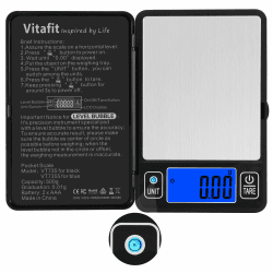 Digitale Taschenwaage 500g mit 0,01g 🌟 Hohe Genauigkeit und Vielseitigkeit 🌿