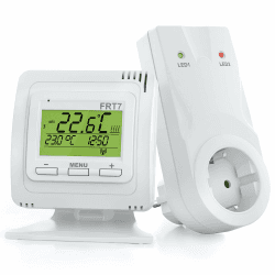 Angebot: ELEKTROBOCK FRT7B3 Funk-Raumthermostat mit Standfuß in Weiss ⚙️🌡️