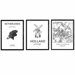Pack von Plakaten und Denkmäler Ländern 🌍🏛️