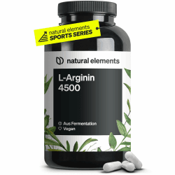 🌿 L-Arginin – 365 Kapseln – Hochdosiert: 4.500mg veganes L-Arginin HCL pro Tagesdosis 🚀