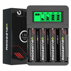 🔋🔌 Wiederaufladbare Batterien AA und Ladegerät - Sonderangebot! 🎉