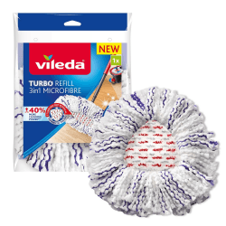 🧼🧹 Vileda Turbo 3in1 Wischmopp Ersatzköpfe - 40% MEHR REINIGUNGSKRAFT!