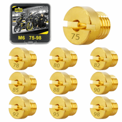 🔥 Area1 10 Stück Universal Vergaser Düsen Set M6 | Hochwertiges Vergaserdüsen Set