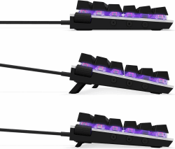 NZXT Function Mini TKL 2022 Mechanische PC Gaming Tastatur - 🌈 beleuchtet 🎮 - lineare RGB Schalter - MX kompatible Schalter - Hot Swap - Aluminium Cover - Mechanical Gaming Keyboard | DE (QWERTZ) Weiß