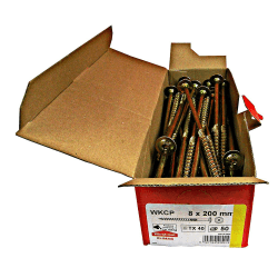 Holzschrauben Torx - Tellerkopfschrauben TX Gelb Schrauben - Flachkopfschrauben Holz - Tellerkopf - Schrauben Set Torx