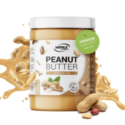 Wehle Sports Erdnussbutter ohne Zucker 1000g - Natürliche Erdnussbutter 🥜🌿