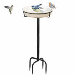 🐦🌿 Giyiprpi 35.5in Vogeltränke Vogelbad Futter Schale 🌞