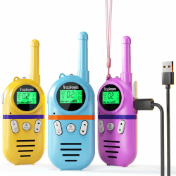 🚀 Inspireyes Walkie Talkie Kinder Aufladbar: 48 Std Arbeitszeit, 8 Kanäle 2-Wege-Radio